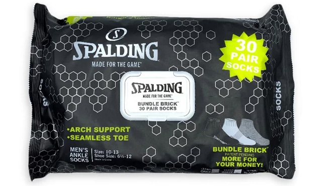 Spalding Mens Socks 30 Pack