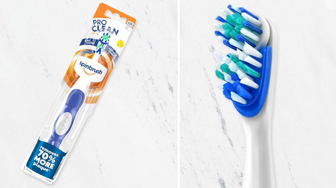 Spinbrush Pro Clean Battery Powered Toothbrush