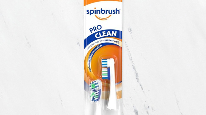 Spinbrush Pro Clean Replacement Heads 2 Pack