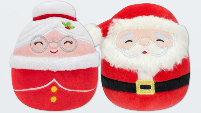 Squishmallows Official Plush 8 inch Santa and Mrs Claus