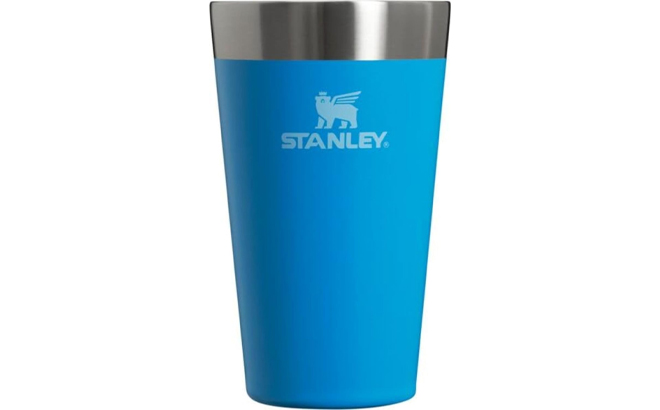 Stanley Adventure Inulsated Stacking Beer Pint Glass in Azure