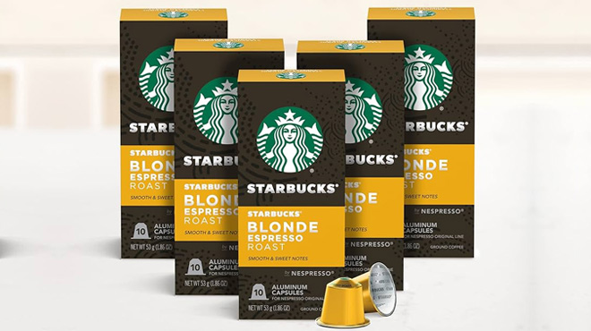 Starbucks Nespresso Original Line Blonde Roast Espresso Pods