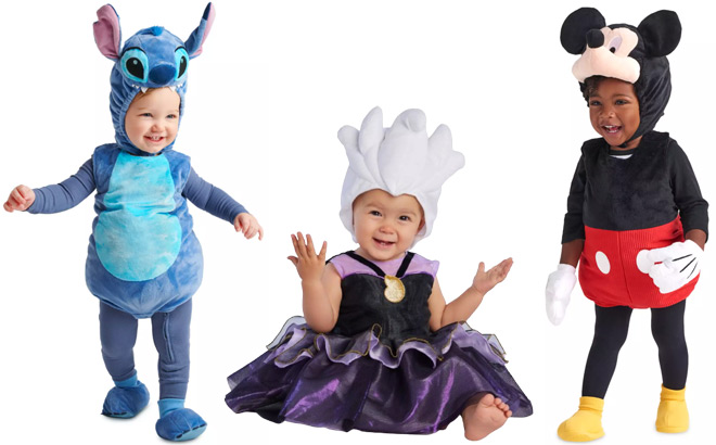 Stitch Ursula and Mickey Mouse Disney Baby Costumes