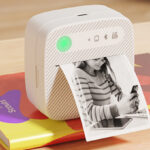 Suave Mini Portable Printer on a Table