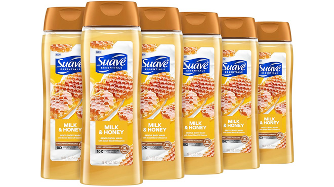 Suave Moisturizing Body Wash with Milk Honey