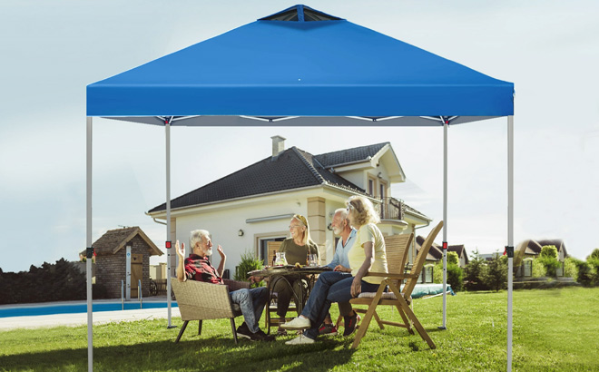 Summit Living 10x10ft Pop up Canopy Tent