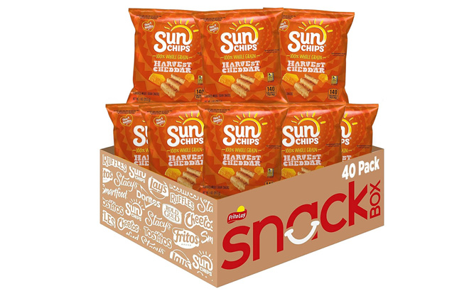 SunChips Harvest Cheddar Chips 40 Pack