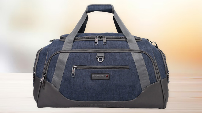 SwissTech Excursion 24 Inch Travel Duffel on a Table