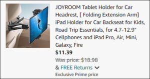 Tablet Holder Final Price