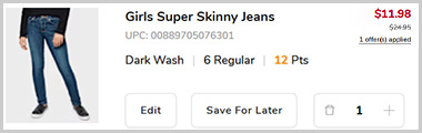 The Childrens Place Girls Super Basic Skinny Jeans Screenshot