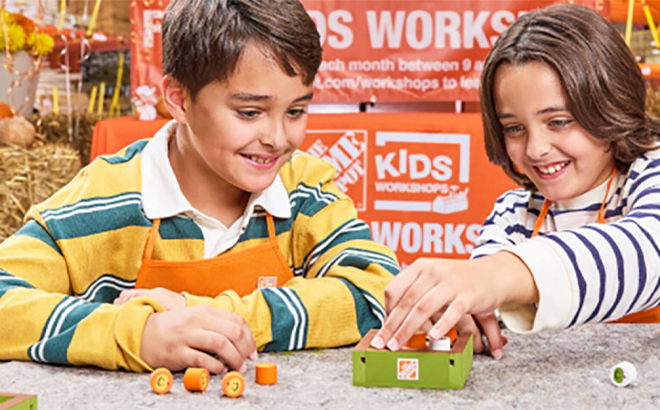 The Home Depot Free Kids Workshop Pumpkin Tic Tac toe