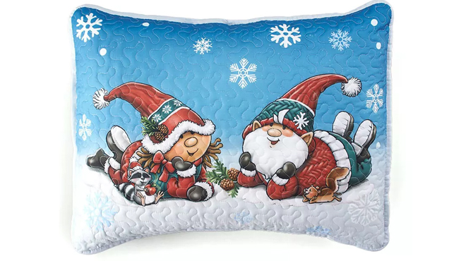 The Lakeside Collection Christmas Bedding Pillow