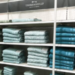 Threshold Bath Towels on a Shelf at Target