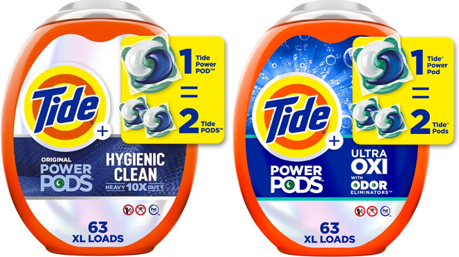 Tide 63 Count Hygienic Clean Power Pods