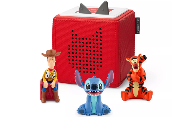 Tonies Disney Tigger Woody and Stitch Toniebox Audio Player Bundle