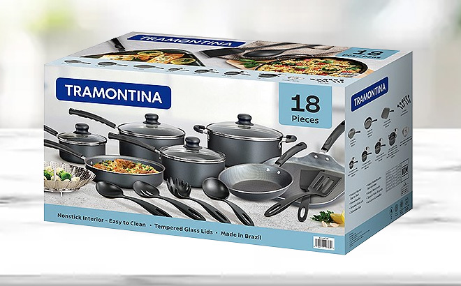 Tramontina 18 Piece Cookware Set