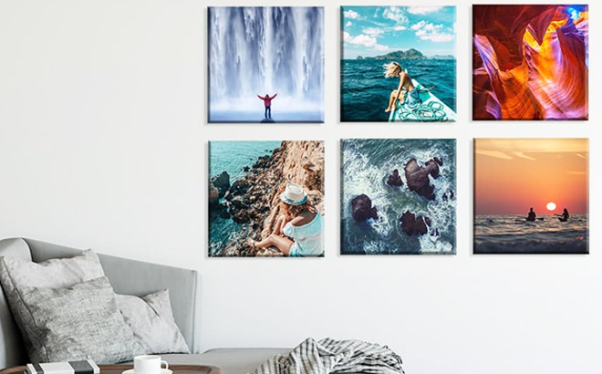 Travel Canvas Prints on a Wall