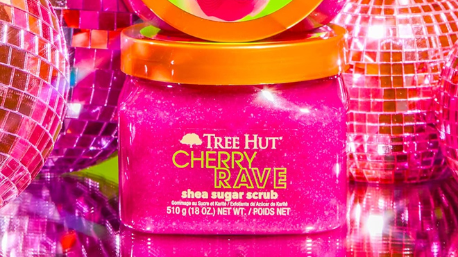 Tree Hut Cherry Rave Shea Sugar Scrub