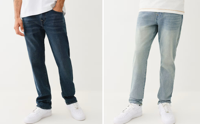 True Religion Mens straight and Slim Jeans