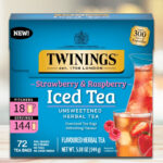 Twinning New Strawberry Raspberry Herbal Iced Tea