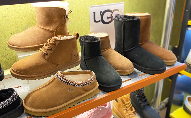 UGG Botts on Store Shelf