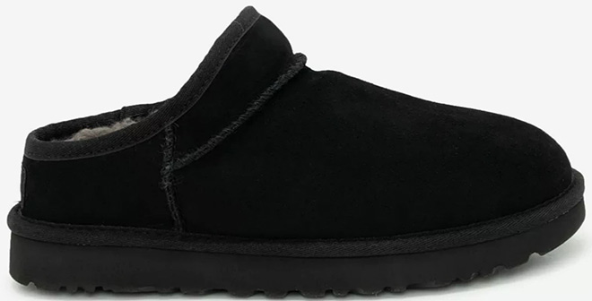 UGG Classic Suede Slipper in Black