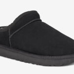 UGG Classic Suede Slippers in Black