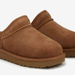 UGG Classic Suede Slippers in Chestnut