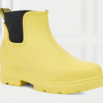 UGG Droplet Waterproof Rain Boot on the Table