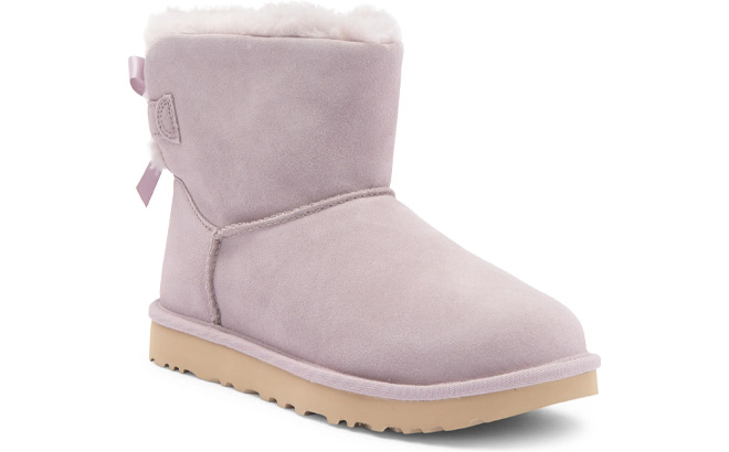 UGG Womens Mini Bailey Logo Strap Bootie