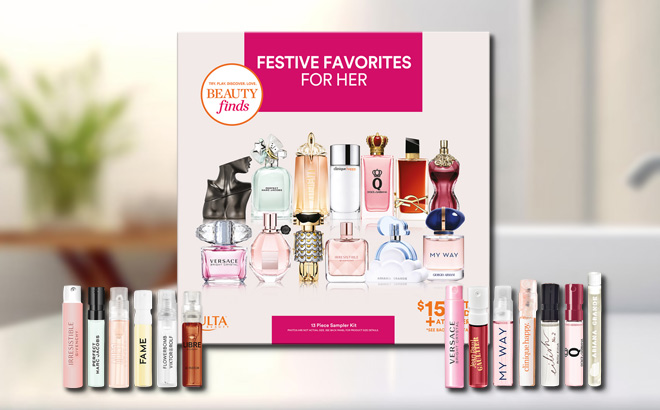 ULTA Festive Favorites For Her 13 Piece Sampler Kit