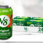 V8 Vegetable Juice on a Table