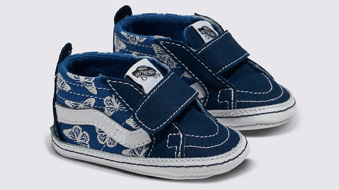 VANS Infant Sk8 Hi Crib Denim Shoes 1