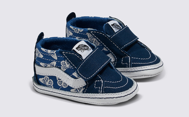 VANS Infant Sk8 Hi Crib Denim Shoes 