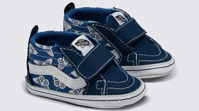 VANS Infant Sk8 Hi Crib Denim Shoes