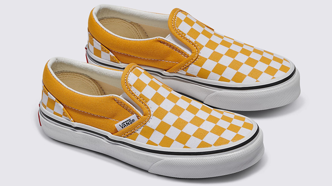 VANS Kids Classic Slip On Checkerboard Shoes