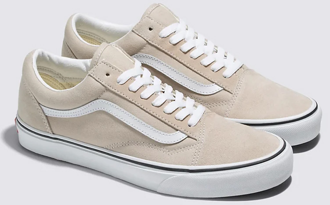 VANS Old Skool Shoes in the Color Tan