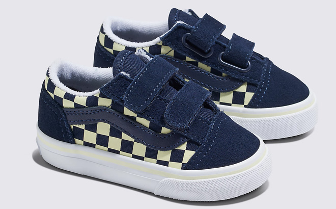 VANS Toddler Old Skool V Checkerboard Shoes