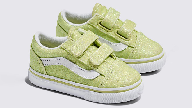 VANS Toddler Old Skool V Glitter Shoes