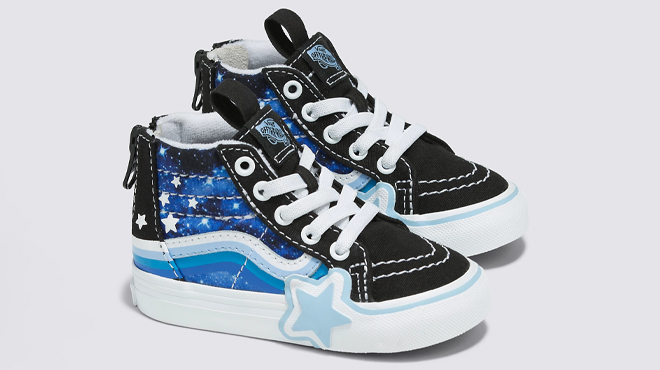 VANS Toddler Sk8 Hi Zip Star Shoe