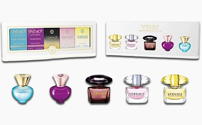 Versace 5 Piece Miniature Fragrance Discovery Set