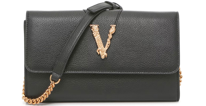 Versace Leather Clutch Bag