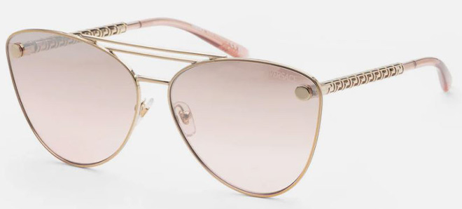 Versace Women's 64mm Pale Gold Sunglasses