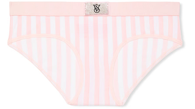 Victorias Secret Cotton Shine Patch Hiphugger Panty