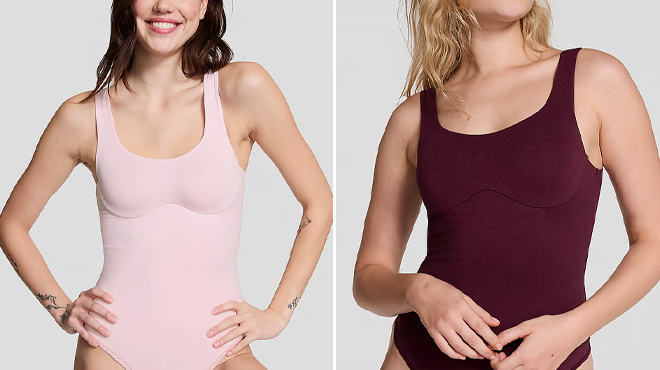 Victorias Secret PINK Base Cotton Scoop Bodysuit