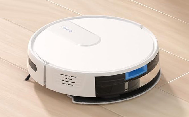 Vipsun Robot Vacuum and Mop Cleaner on a Floor