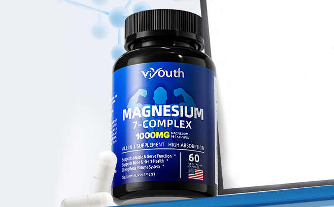 Viyouth Magnesium Glycinate Capsules 60 Count