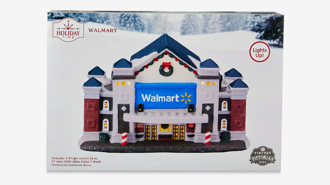 Walmart Light Up Christmas Village Store 2