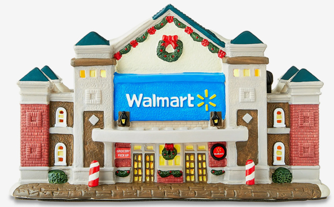 Walmart Light Up Christmas Village Store