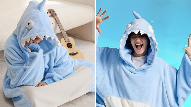 Wearable Shark Blanket